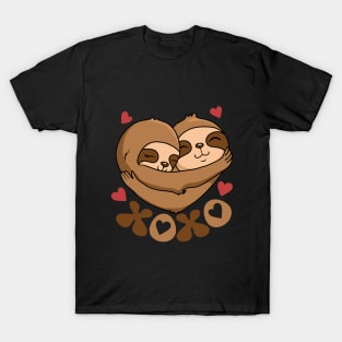 Xoxo Sloth Love T-Shirt